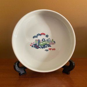 Vintage chinoiserie trinket dish / key bowl / ash tray